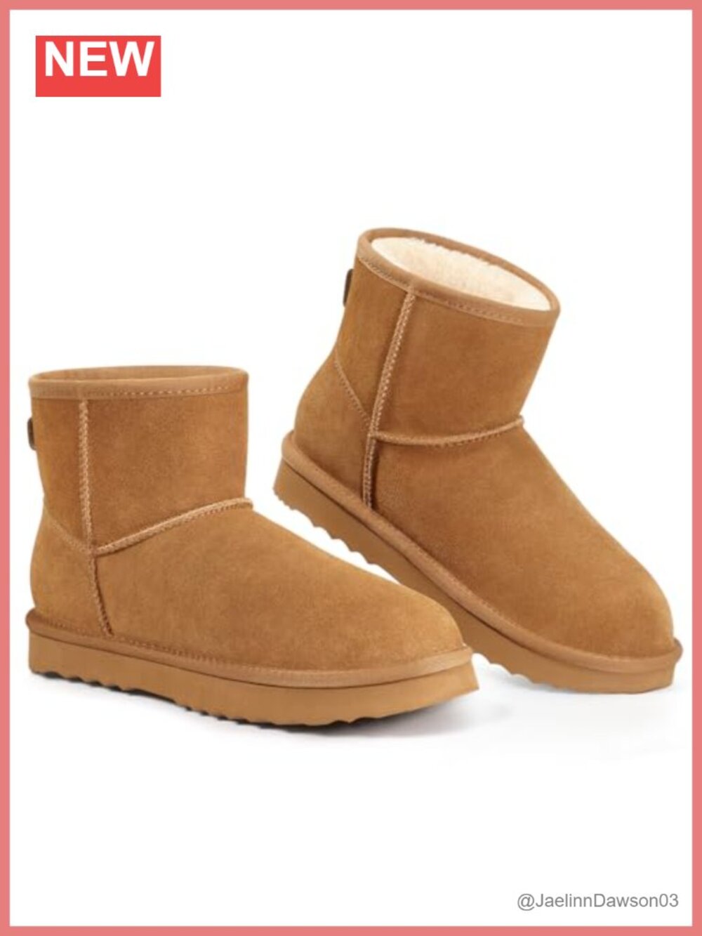 Suede Mini Ankle Snow Boots Fur Lined Fuzzy Winter Booties